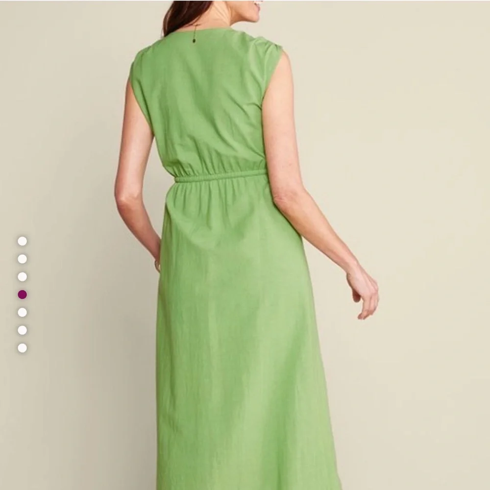NWT! Soft Surroundings - Ellison Linen Blend Maxi Dress - XL - Picture 4 of 8